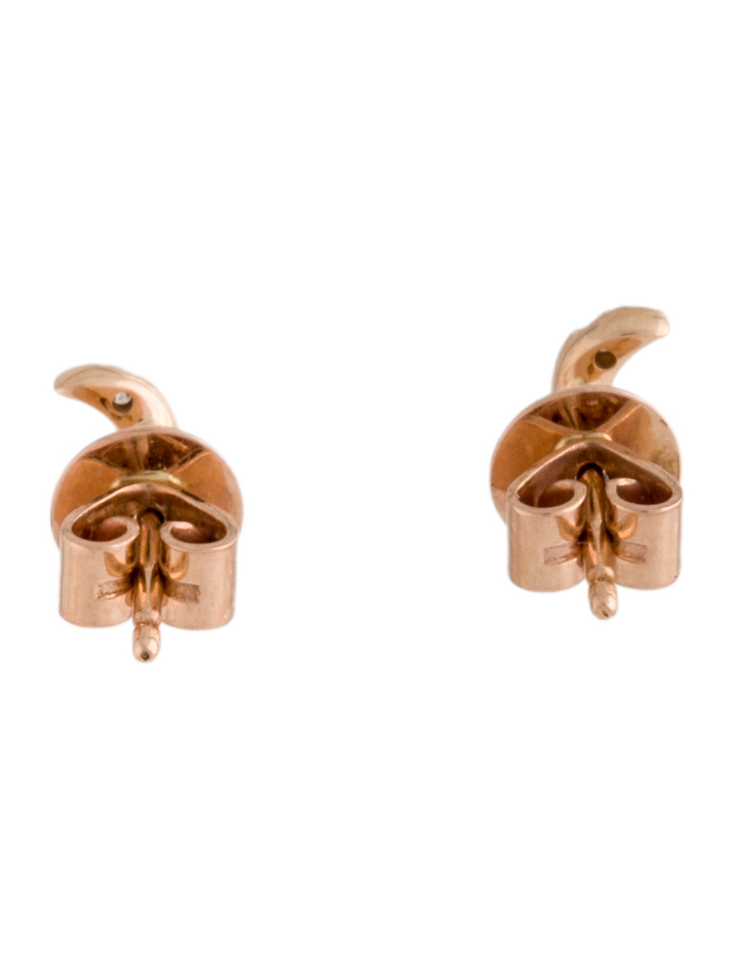 Dana Rebecca Designs 14K Mini Crescent Moon Studs